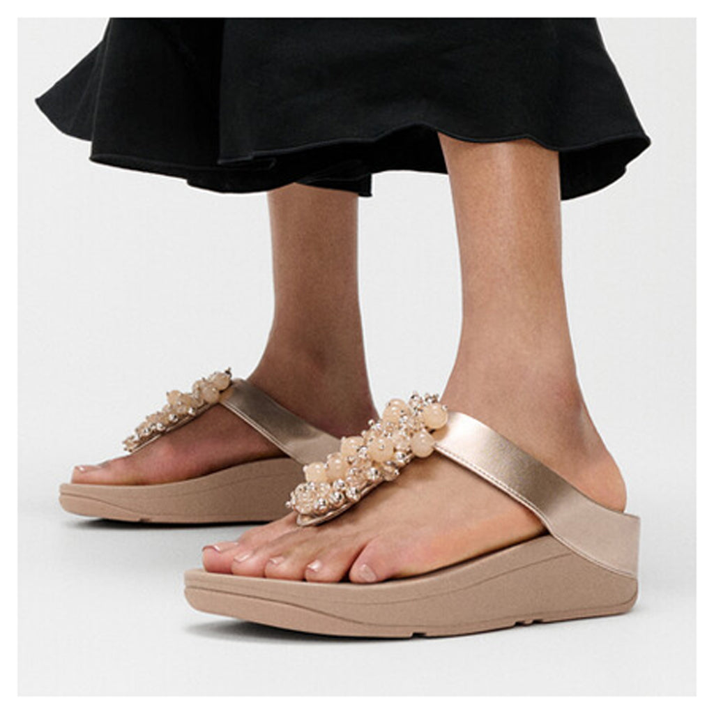 Women's FitFlop, Fino Bauble Toe-Post Sandal