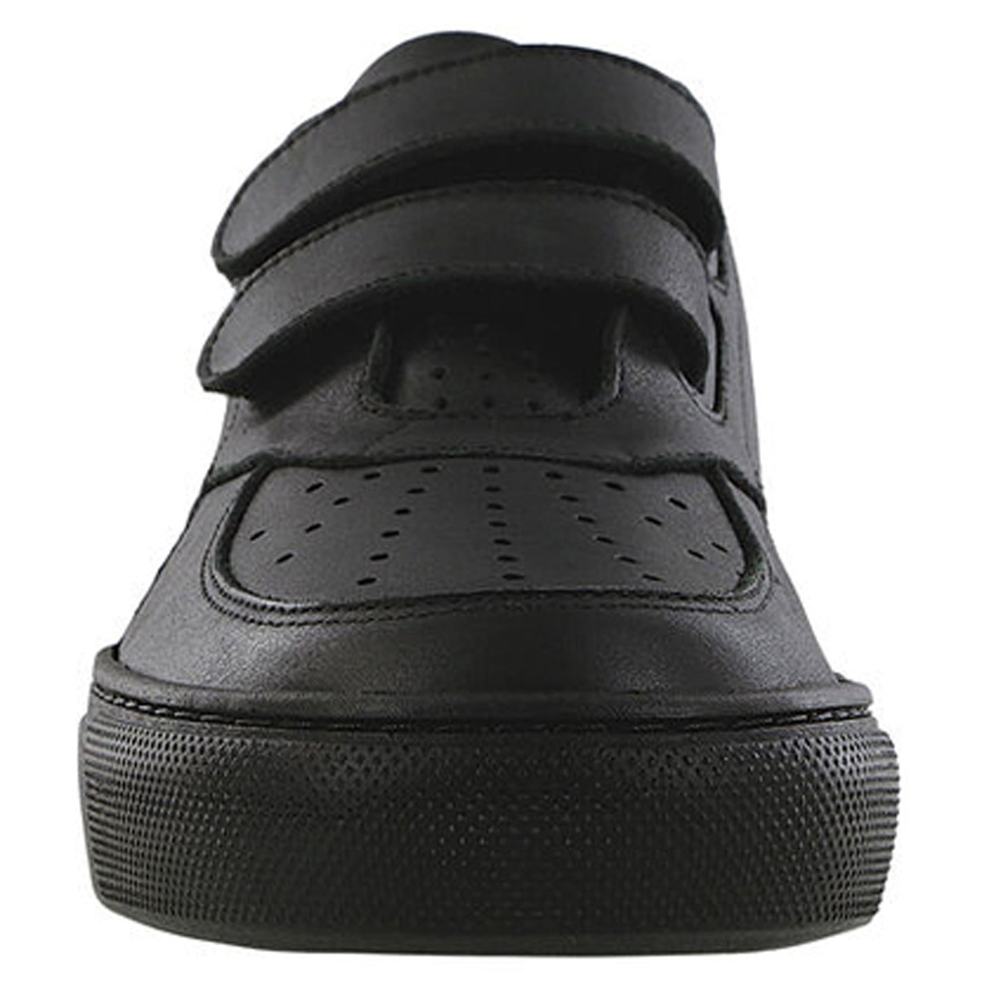 Peltz Shoes  Men's SAS High Street Hook and Loop Sneaker BLACK HIGH STREET V G