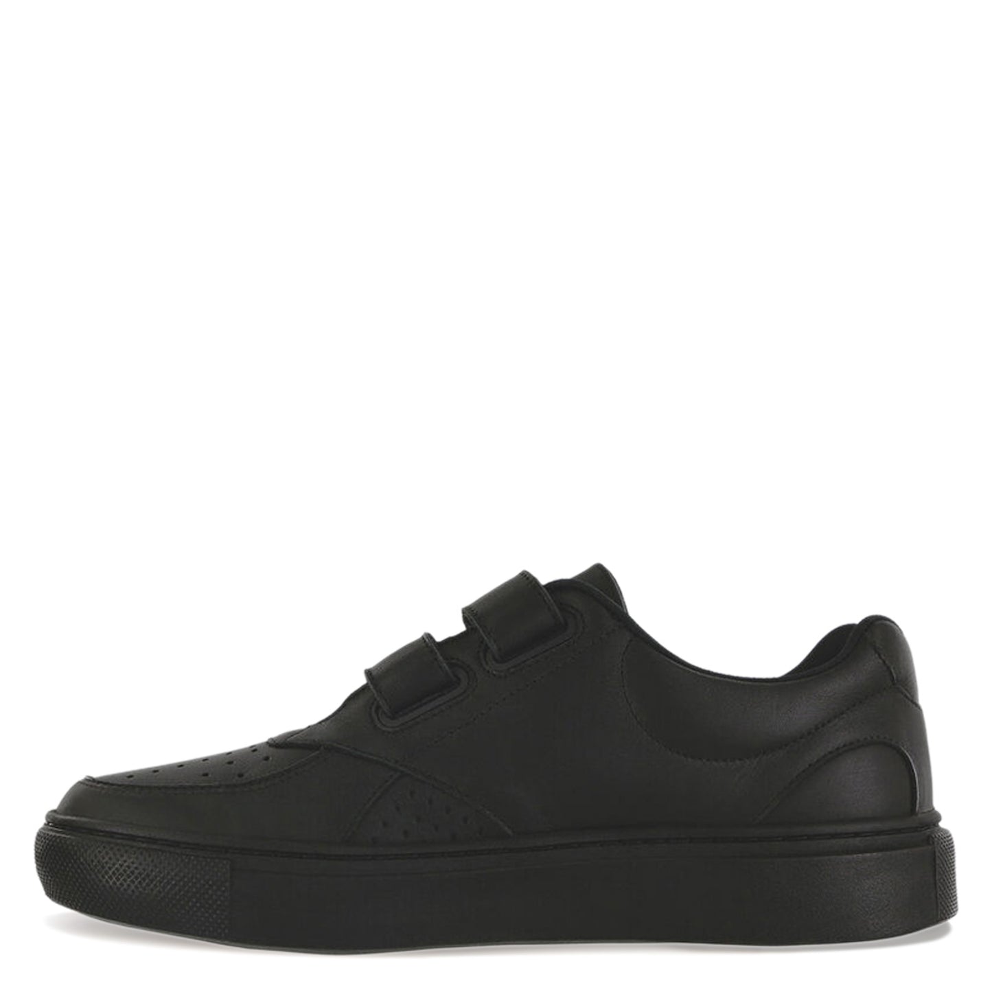 Peltz Shoes  Men's SAS High Street Hook and Loop Sneaker BLACK HIGH STREET V G