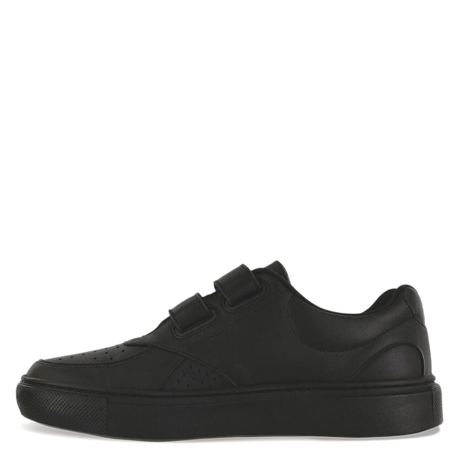Peltz Shoes  Men's SAS High Street Hook and Loop Sneaker BLACK HIGH STREET V G