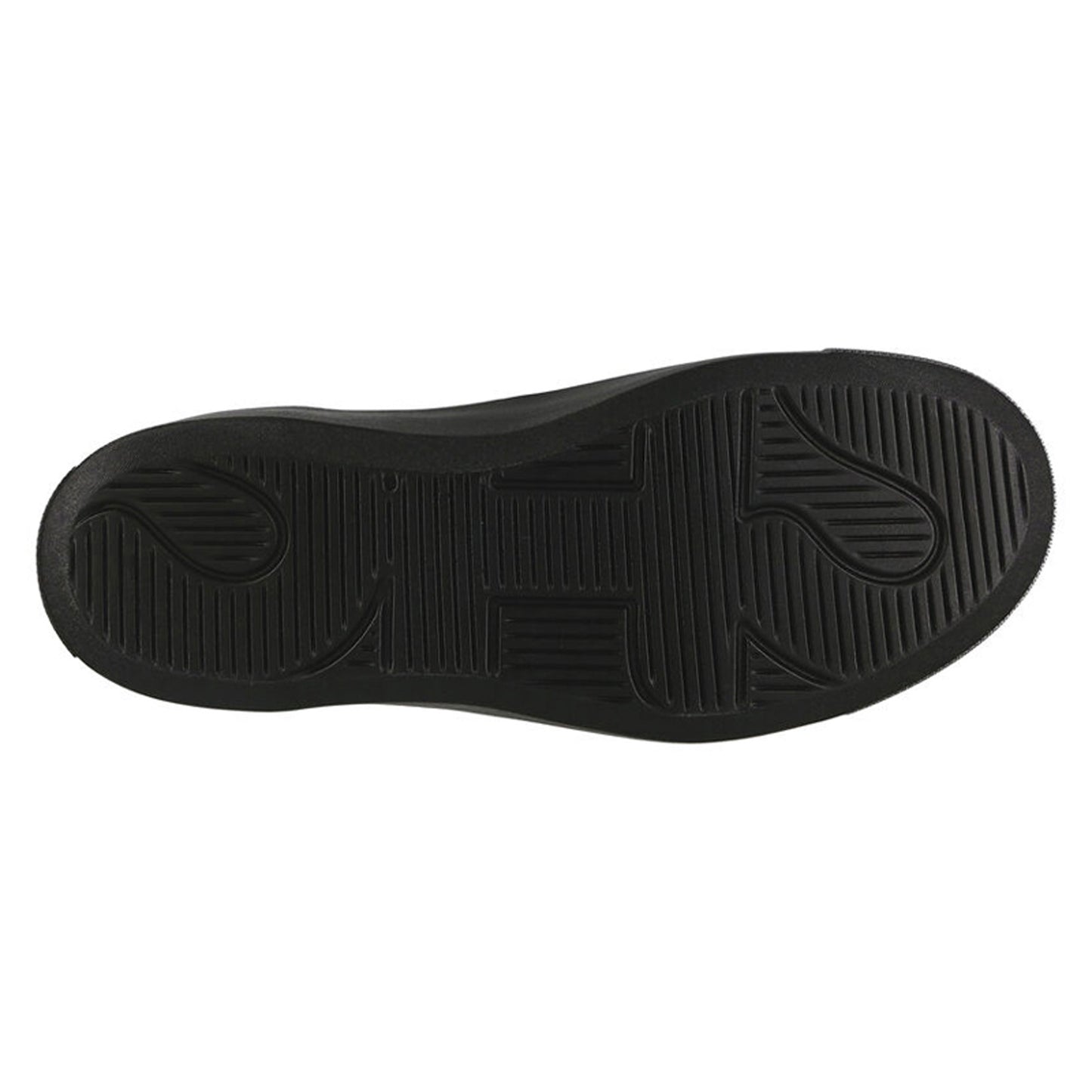Peltz Shoes  Men's SAS High Street Hook and Loop Sneaker BLACK HIGH STREET V G