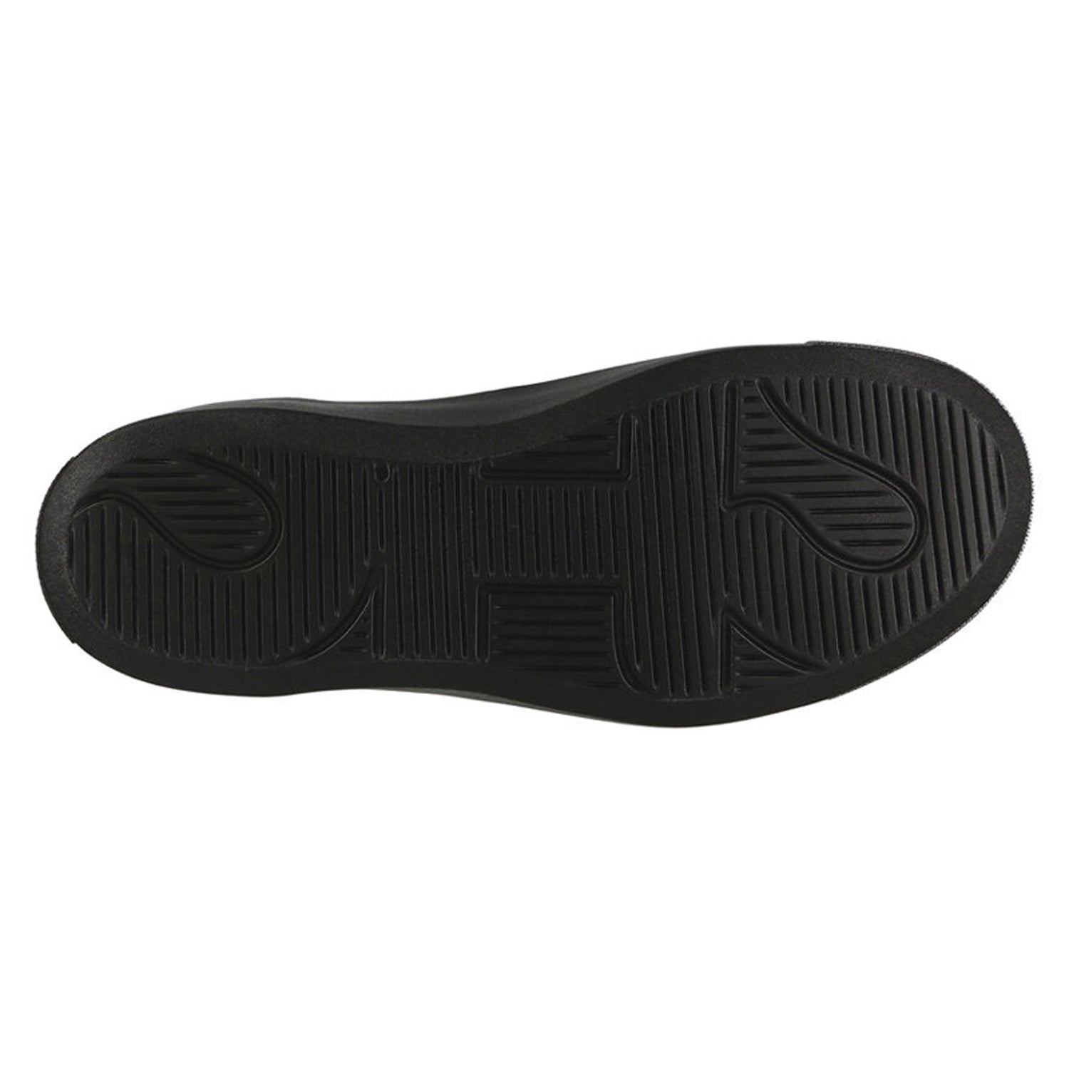 Peltz Shoes  Men's SAS High Street Hook and Loop Sneaker BLACK HIGH STREET V G