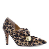 Peltz Shoes  Women's J Renee Hirisha Pump Leopard Print HIRISH-APBRB