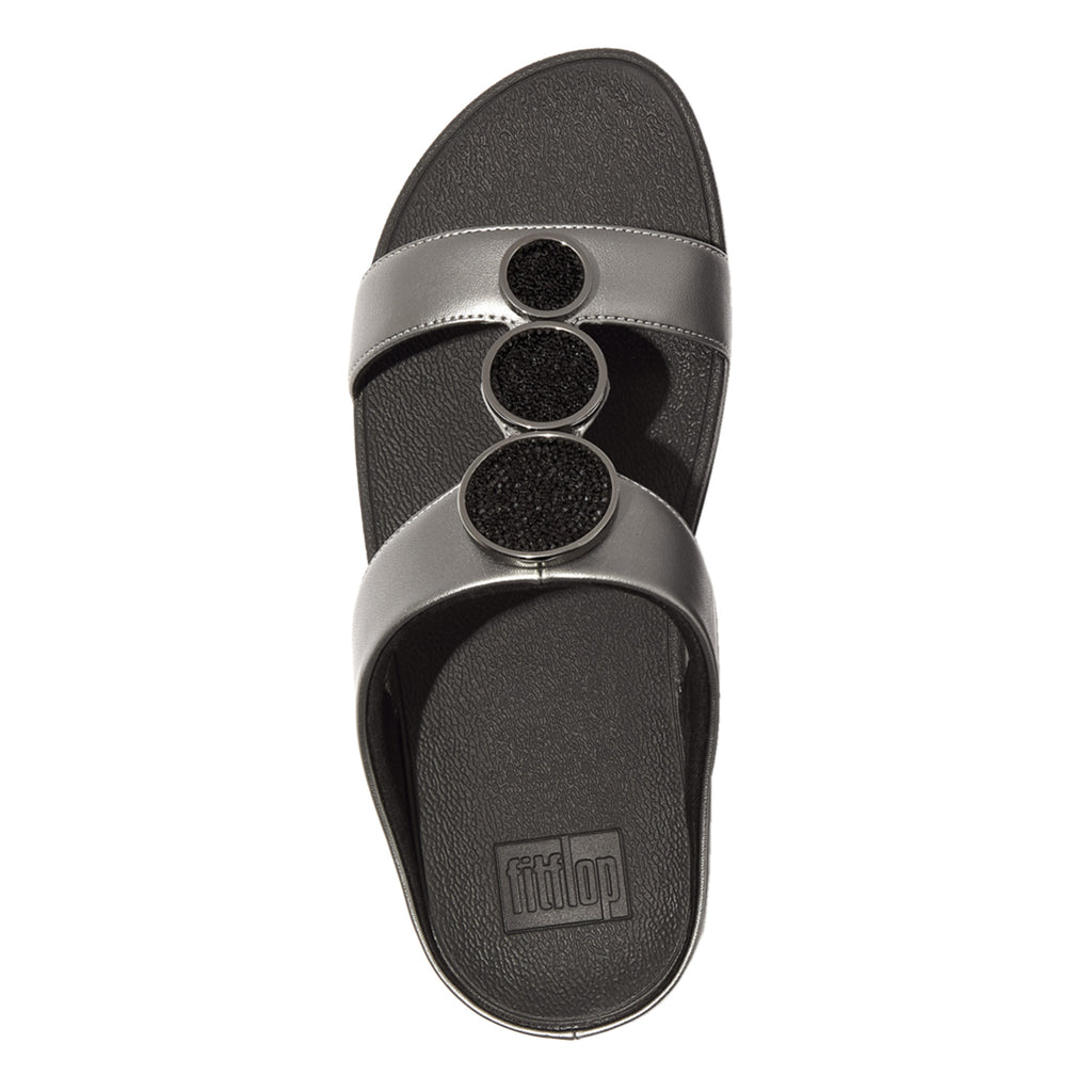 Women's FitFlop, Halo Bead-Circle Slide Sandal