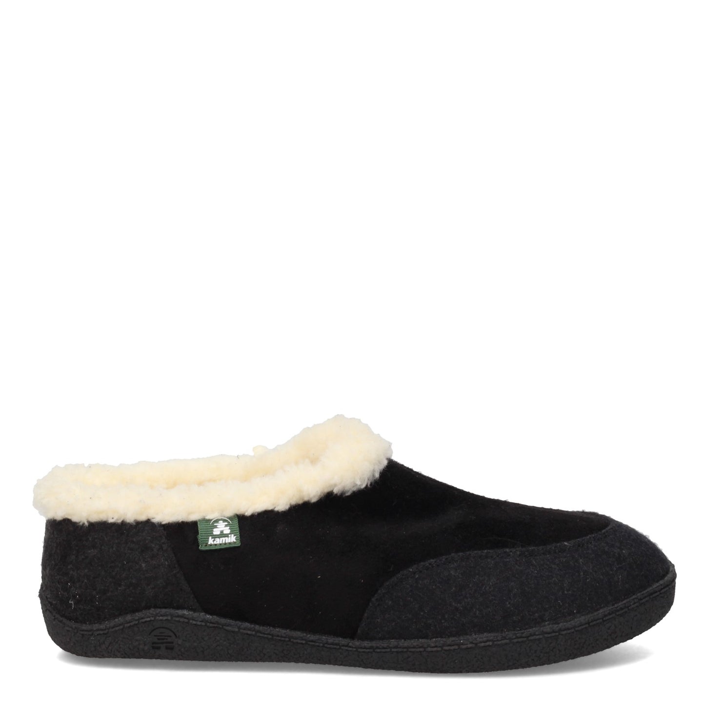 Peltz Shoes  Men's Kamik Cabin Slipper BLACK HK0151-BLK