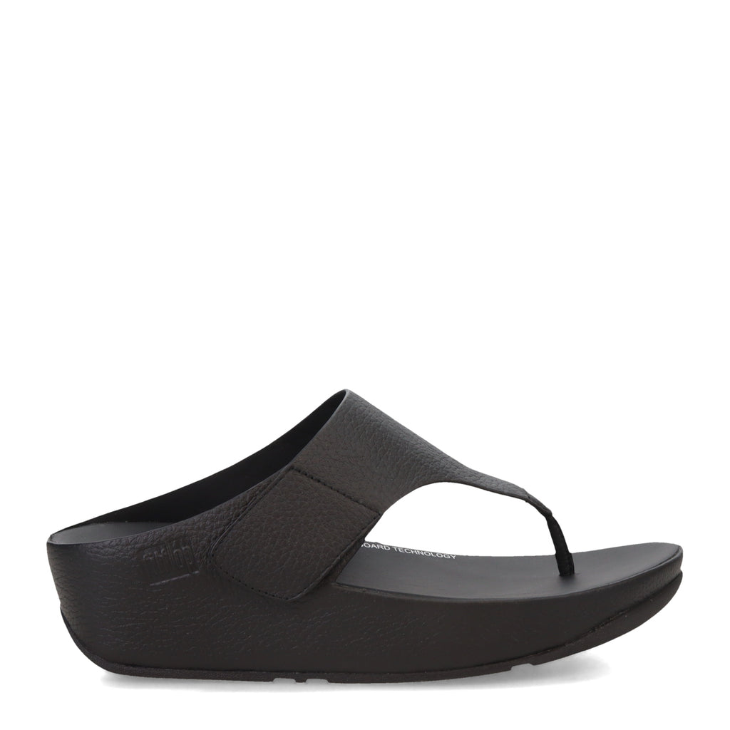 Women's FitFlop Shuv Toe Post Sandal BLACK HM4-001