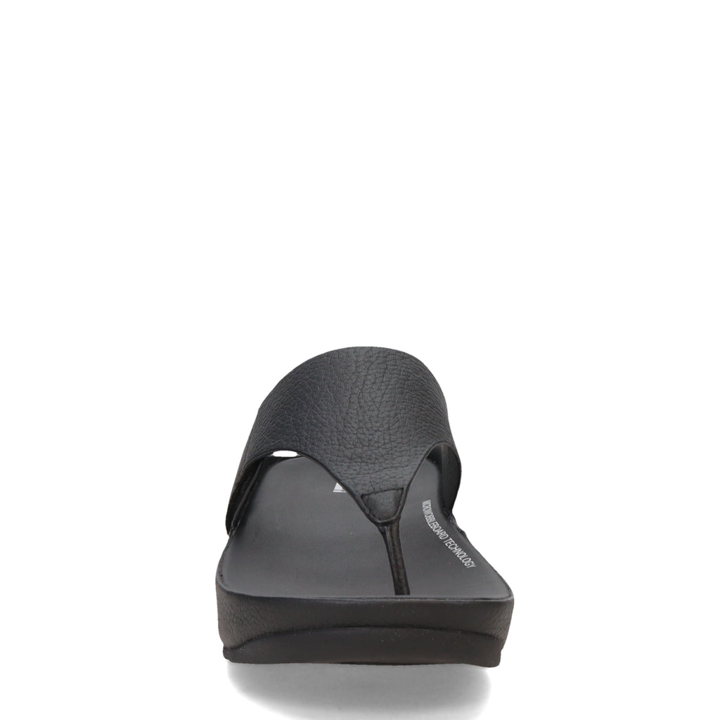 Women's FitFlop Shuv Toe Post Sandal BLACK HM4-001