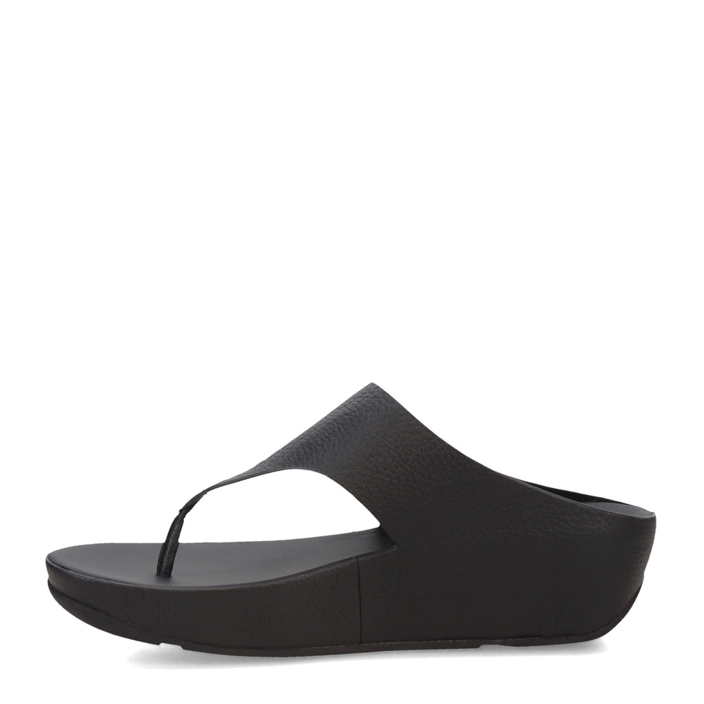 Women's FitFlop Shuv Toe Post Sandal BLACK HM4-001