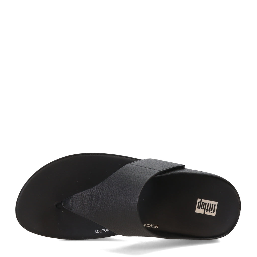 Women's FitFlop Shuv Toe Post Sandal BLACK HM4-001