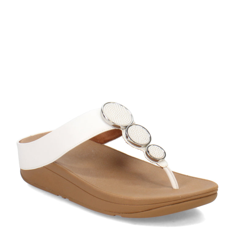 Women's FitFlop, Halo Beaded Circle Toe-Post Sandal