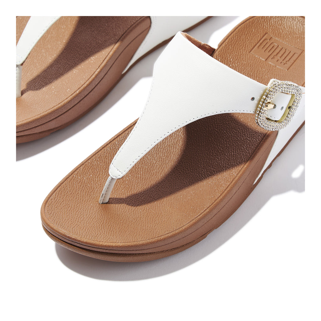 Women's FitFlop, Lulu Crystal Buckle Thong Sandal