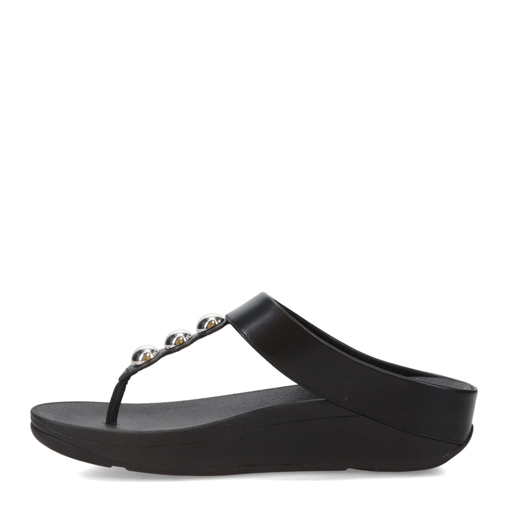 Women's FitFlop, Fino Mirror Dome Toe-Post Sandal