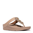Women's FitFlop, Fino Crystal Chain Toe-Post Sandal
