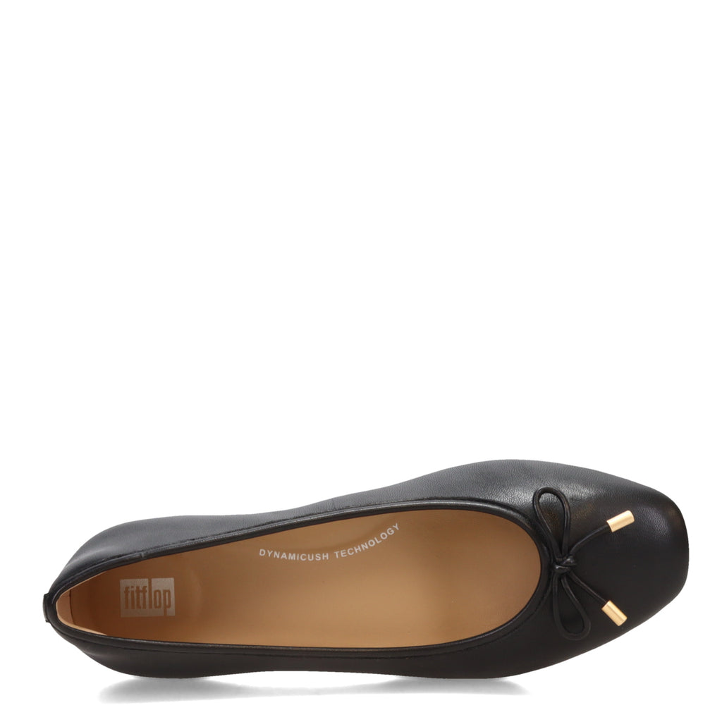 Women's FitFlop Delicato Ballet Flat BLACK HX8-001
