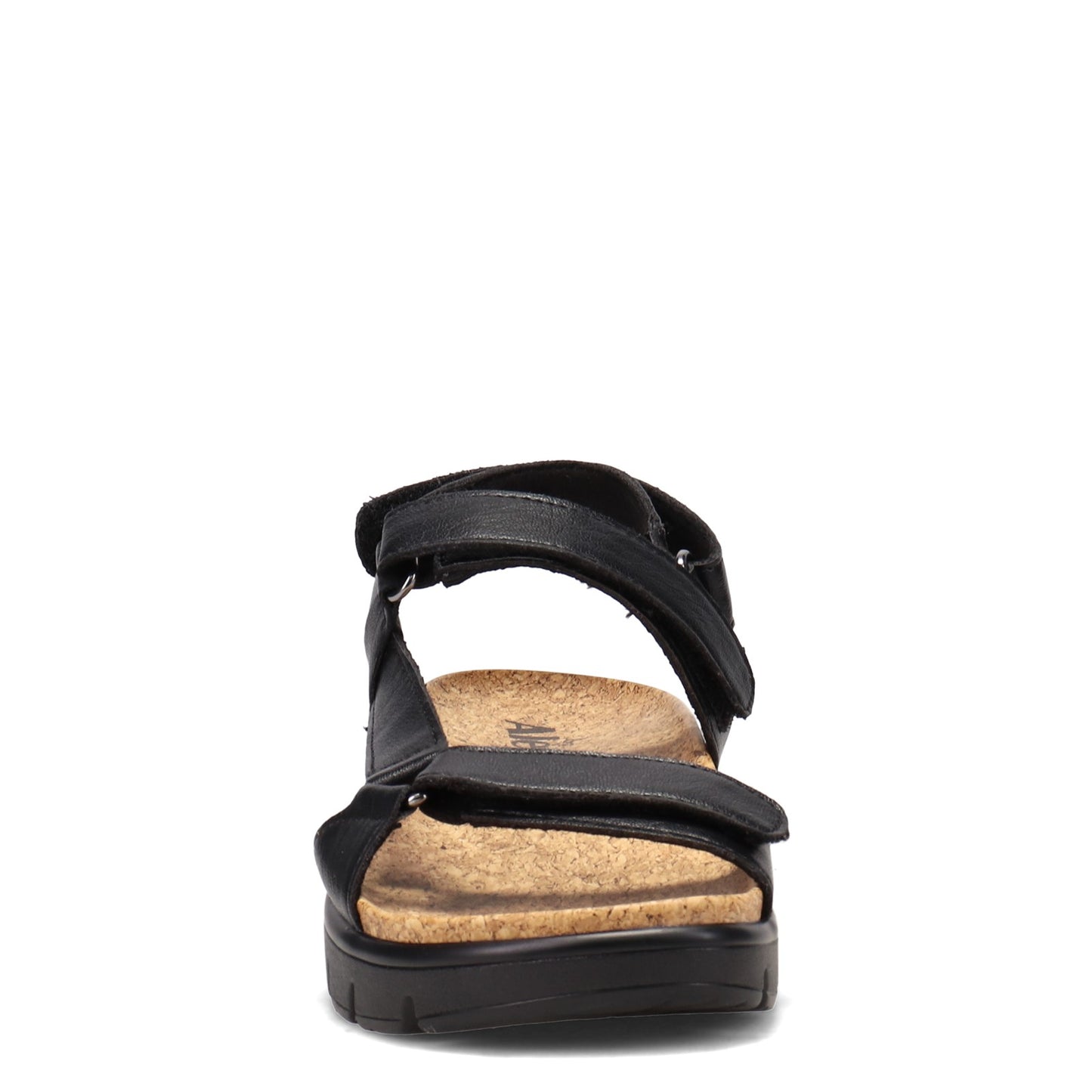 Peltz Shoes  Women's Alegria Henna Sandal Black HEN-601