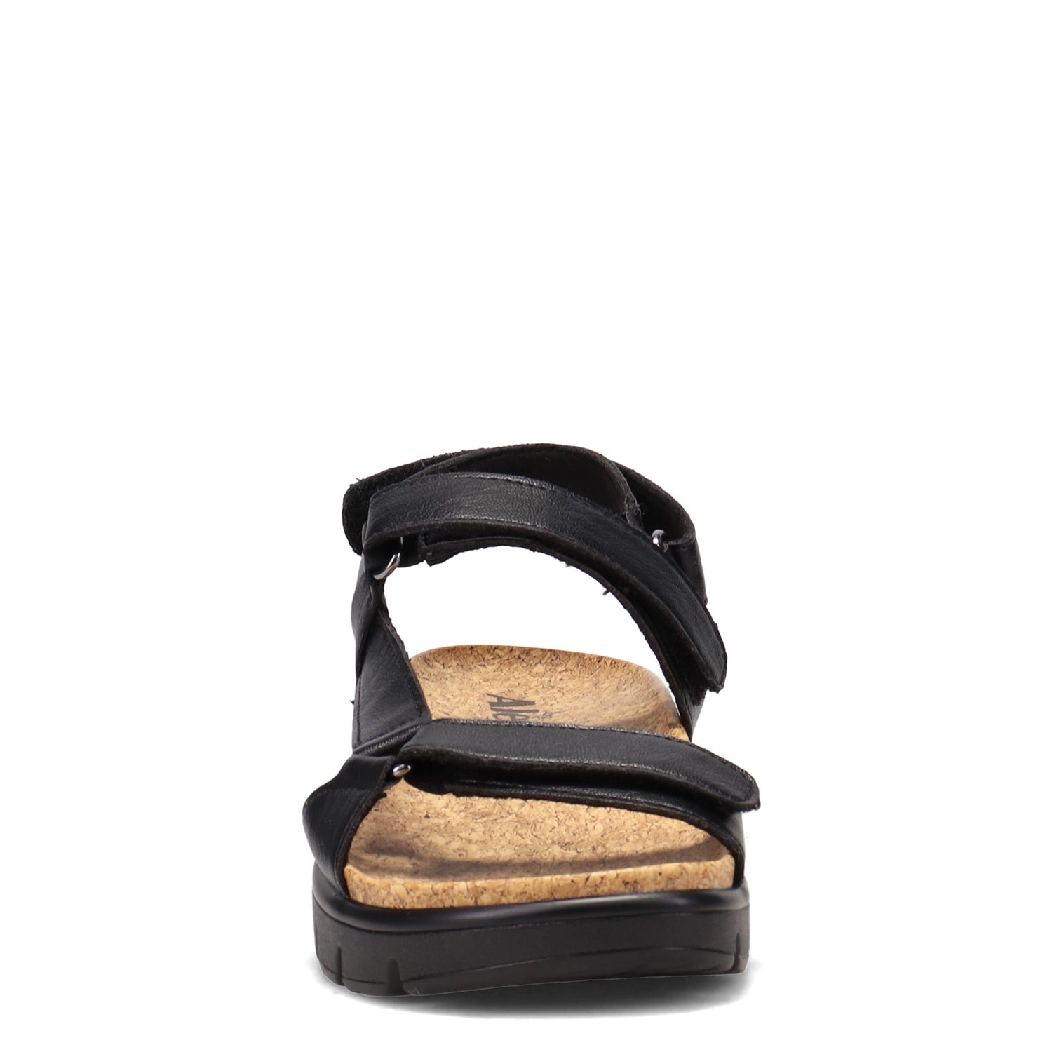 Peltz Shoes  Women's Alegria Henna Sandal Black HEN-601