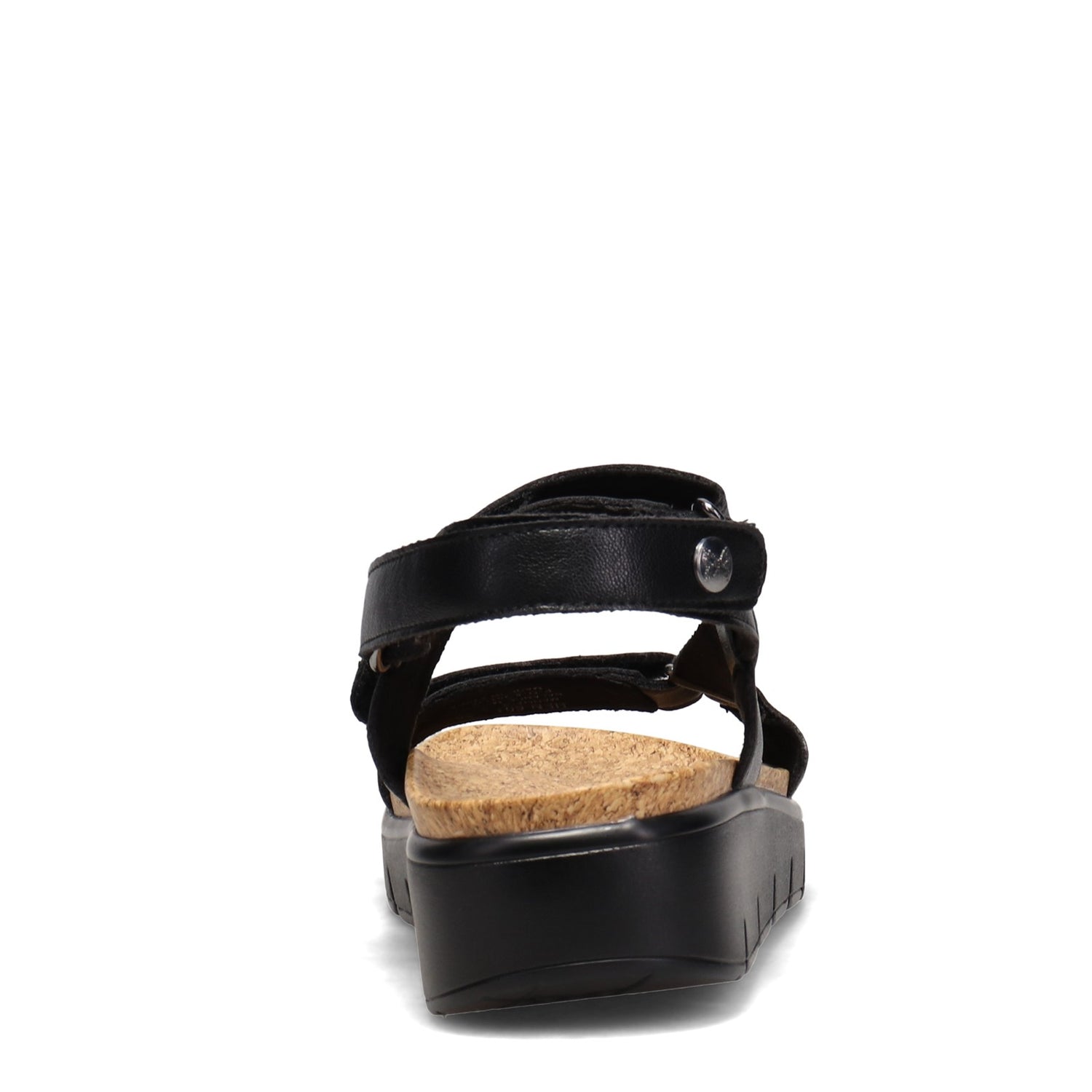 Peltz Shoes  Women's Alegria Henna Sandal Black HEN-601