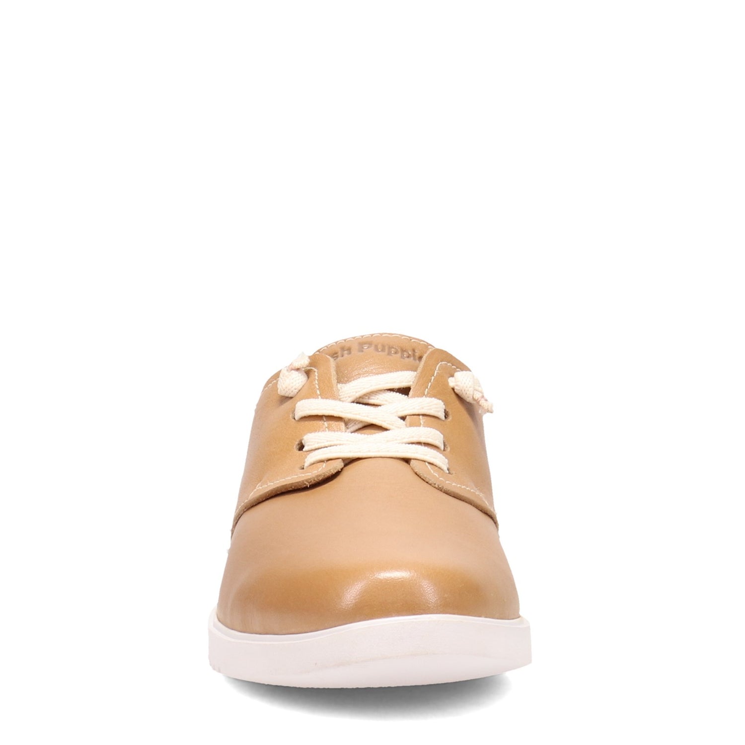 Peltz Shoes  Women's Hush Puppies The Everyday Lace-Up TAN HW06751-236