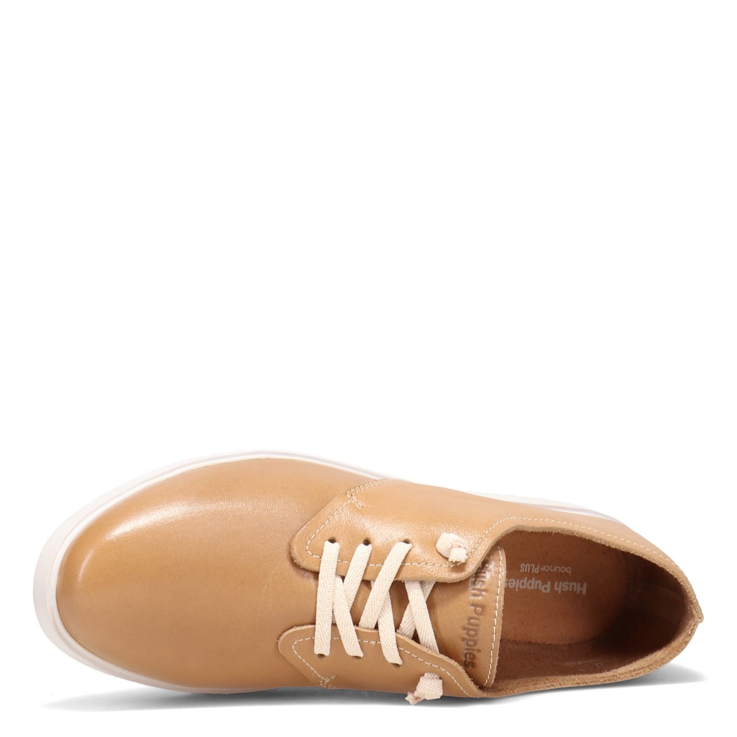 Peltz Shoes  Women's Hush Puppies The Everyday Lace-Up TAN HW06751-236