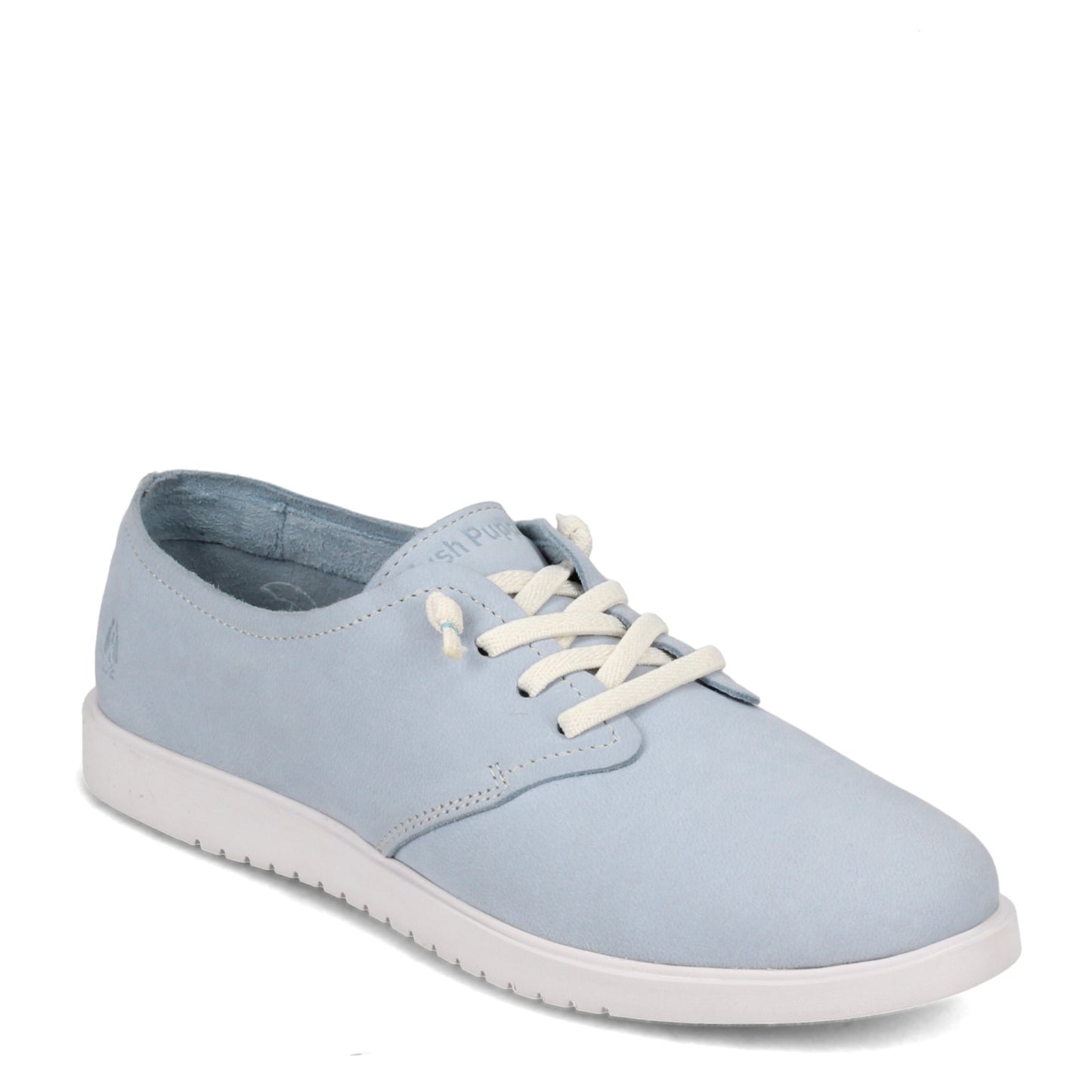 Peltz Shoes  Women's Hush Puppies The Everyday Lace-Up BLUE HW06751-427