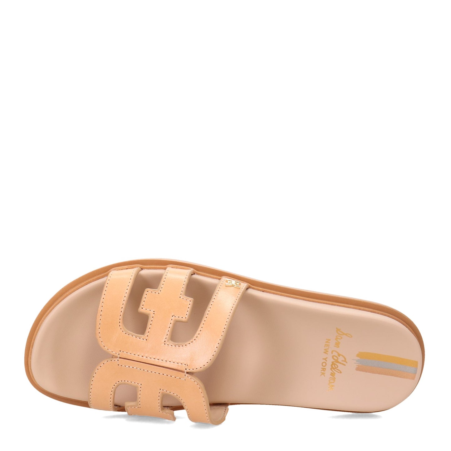 Peltz Shoes  Women's Sam Edelman Valeri Sandal NATURAL I0103L1250