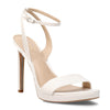 Peltz Shoes  Women's Sam Edelman Jade Sandal WHITE I0175L5100