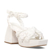 Peltz Shoes  Women's Circus NY Mable Sandal WHITE I0218S1100