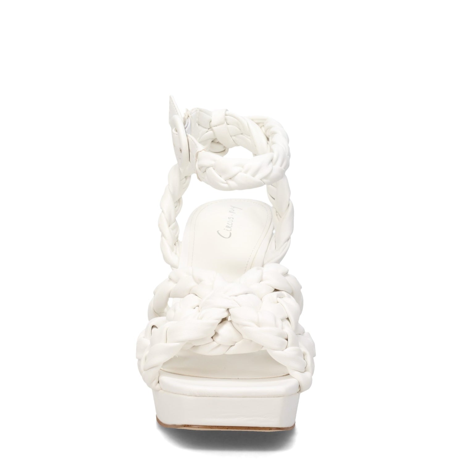 Peltz Shoes  Women's Circus NY Mable Sandal WHITE I0218S1100