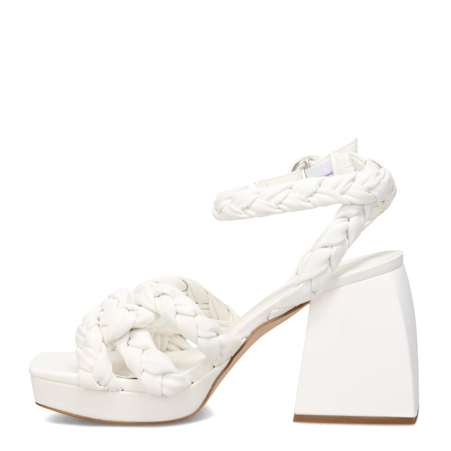 Peltz Shoes  Women's Circus NY Mable Sandal WHITE I0218S1100