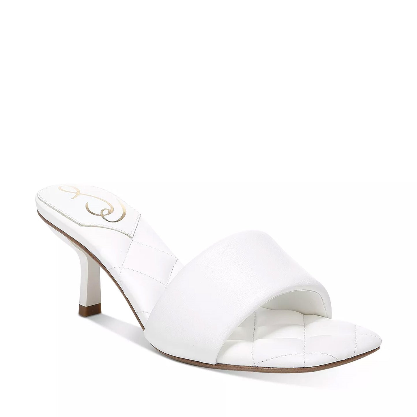 Peltz Shoes  Women's Sam Edelman Starla Sandal WHITE I0407L1100