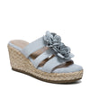 Peltz Shoes  Women's SOUL Naturalizer Oodles Flower Sandal SKY BLUE I0783F0400