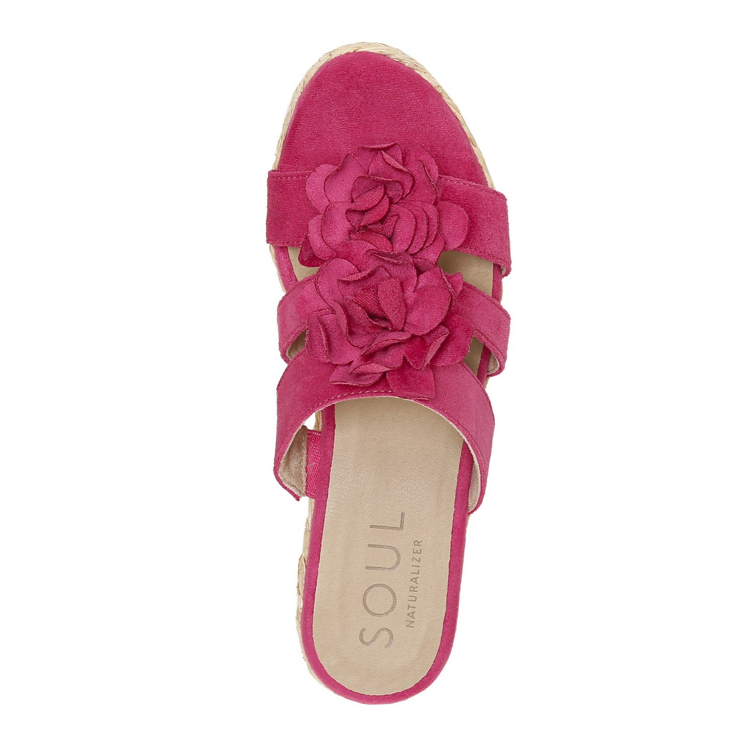 Peltz Shoes  Women's SOUL Naturalizer Oodles Flower Sandal FUSCHIA I0783F0650