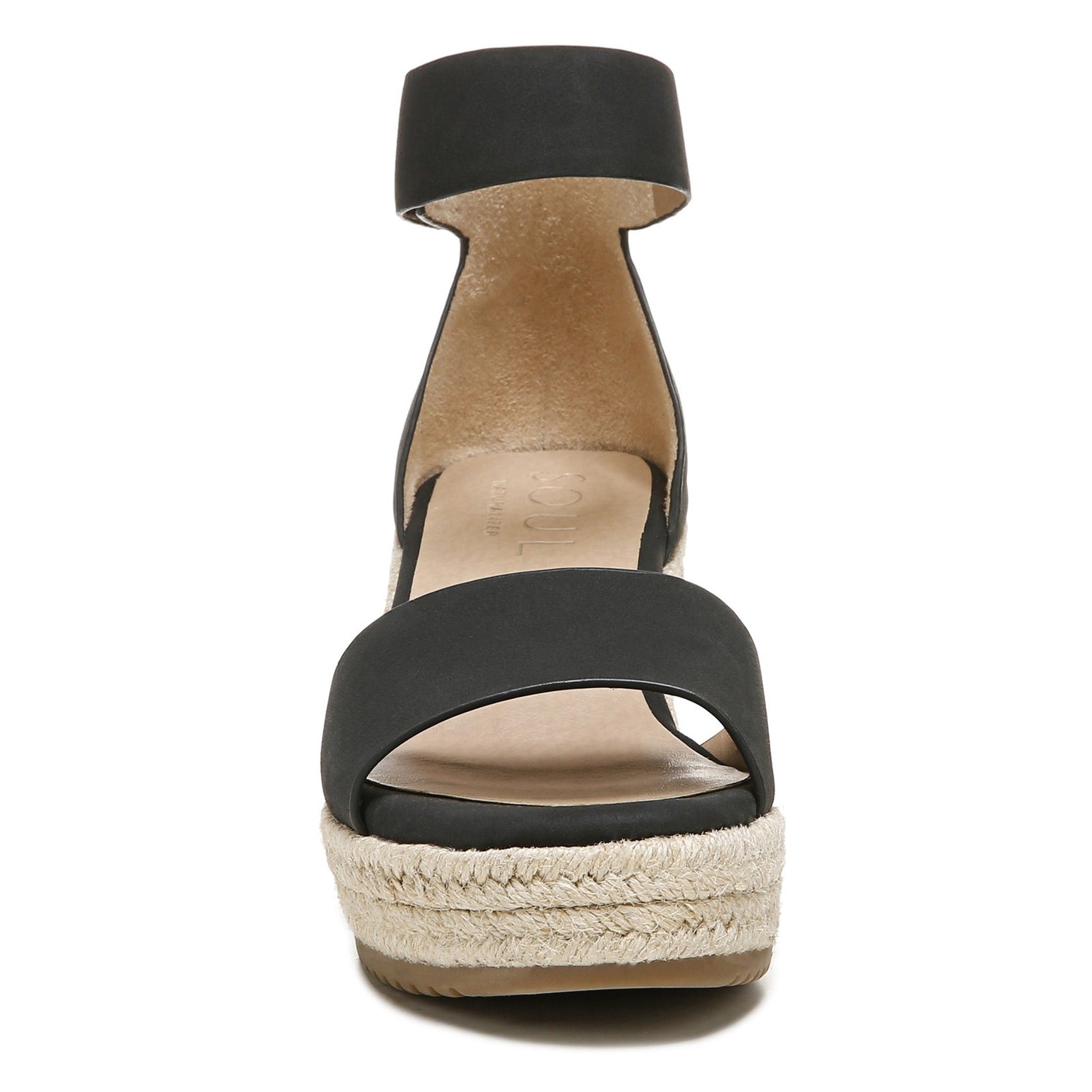 Peltz Shoes  Women's SOUL Naturalizer Oakley Sandal BLACK I0784S0001