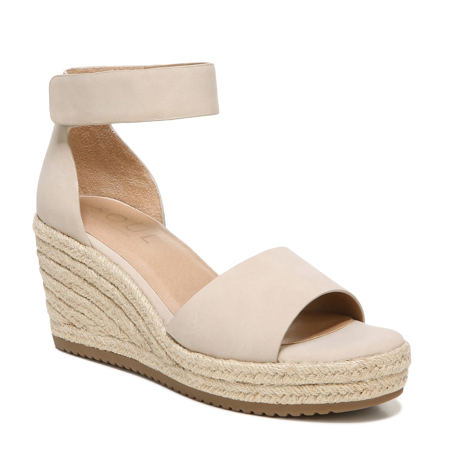 Peltz Shoes  Women's SOUL Naturalizer Oakley Sandal WHITE I0784S0250