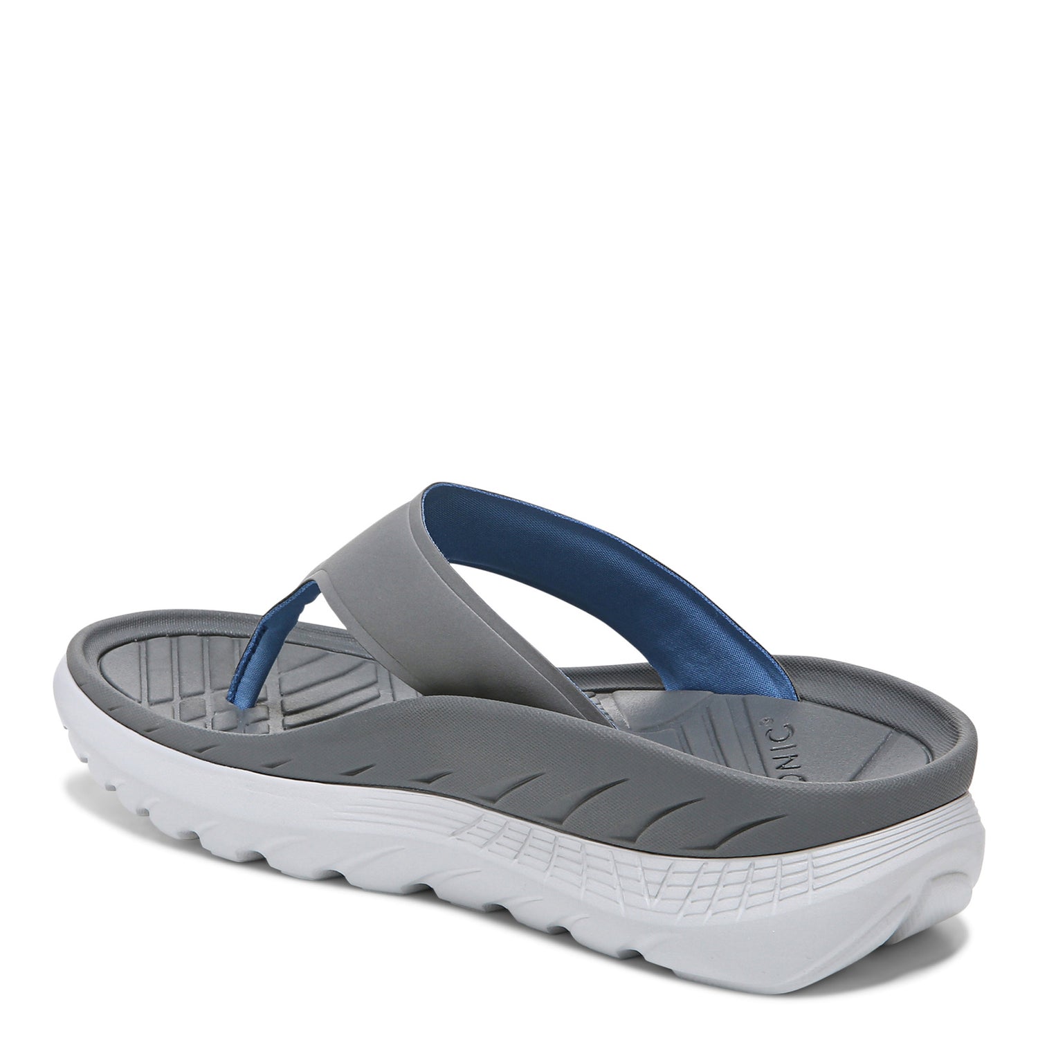 Peltz Shoes  Women's Vionic Restore Sandal CHARCOAL I0900S1020