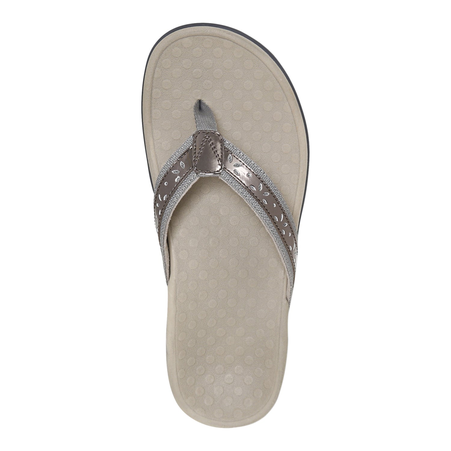Peltz Shoes  Women's Vionic Casandra Sandal PEWTER I0927S1020