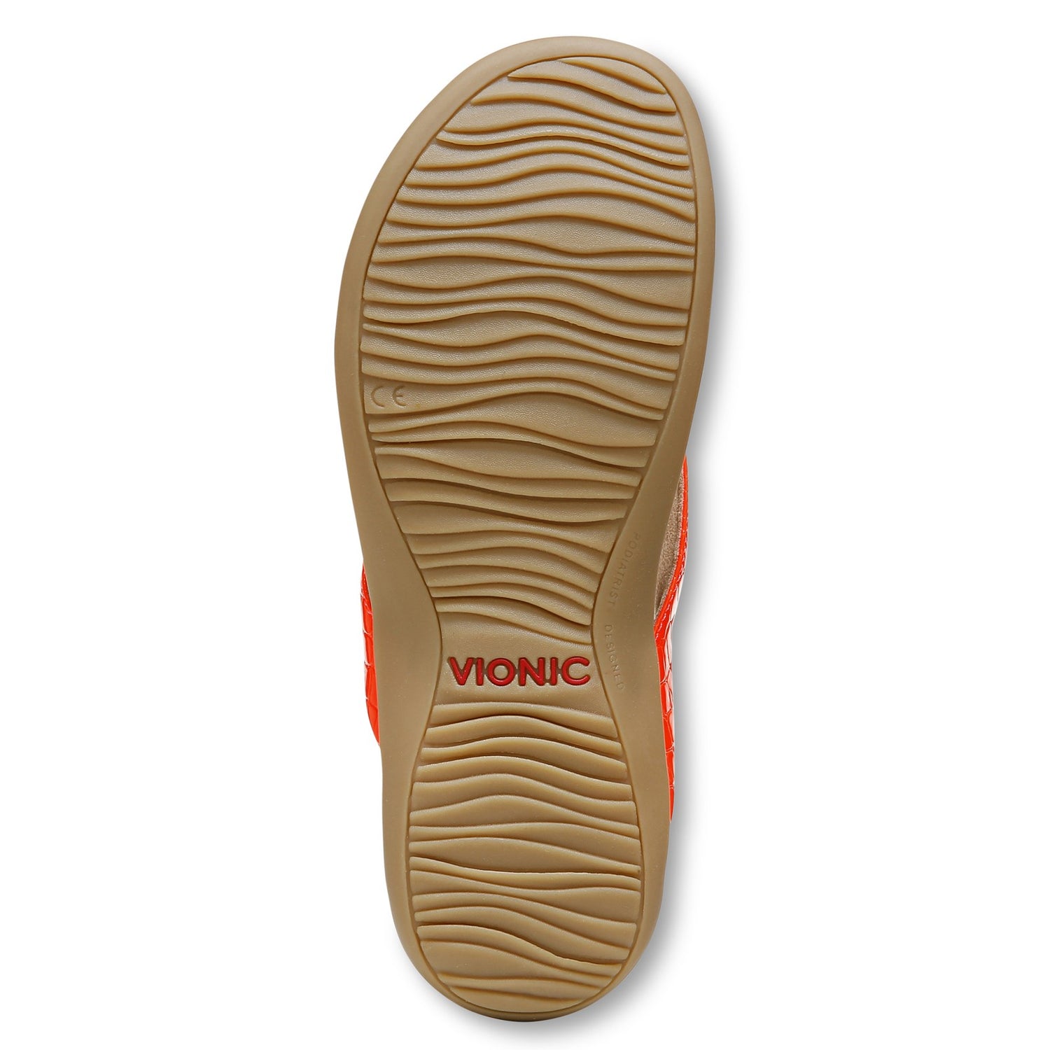 Peltz Shoes  Women's Vionic Bella II Sandal FIESTA ORANGE I0929S1600