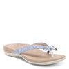 Peltz Shoes  Women's Vionic Bella II Sandal WHITE BLUE I0929S4100