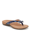 Peltz Shoes  Women's Vionic Bella II Sandal Navy Blue Mix I0929S9401