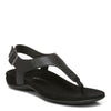 Peltz Shoes  Women's Vionic Terra Sandal BLACK I0954L1001