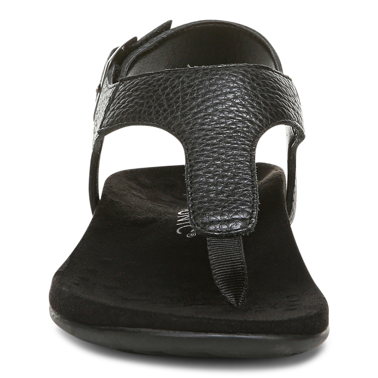 Peltz Shoes  Women's Vionic Terra Sandal BLACK I0954L1001