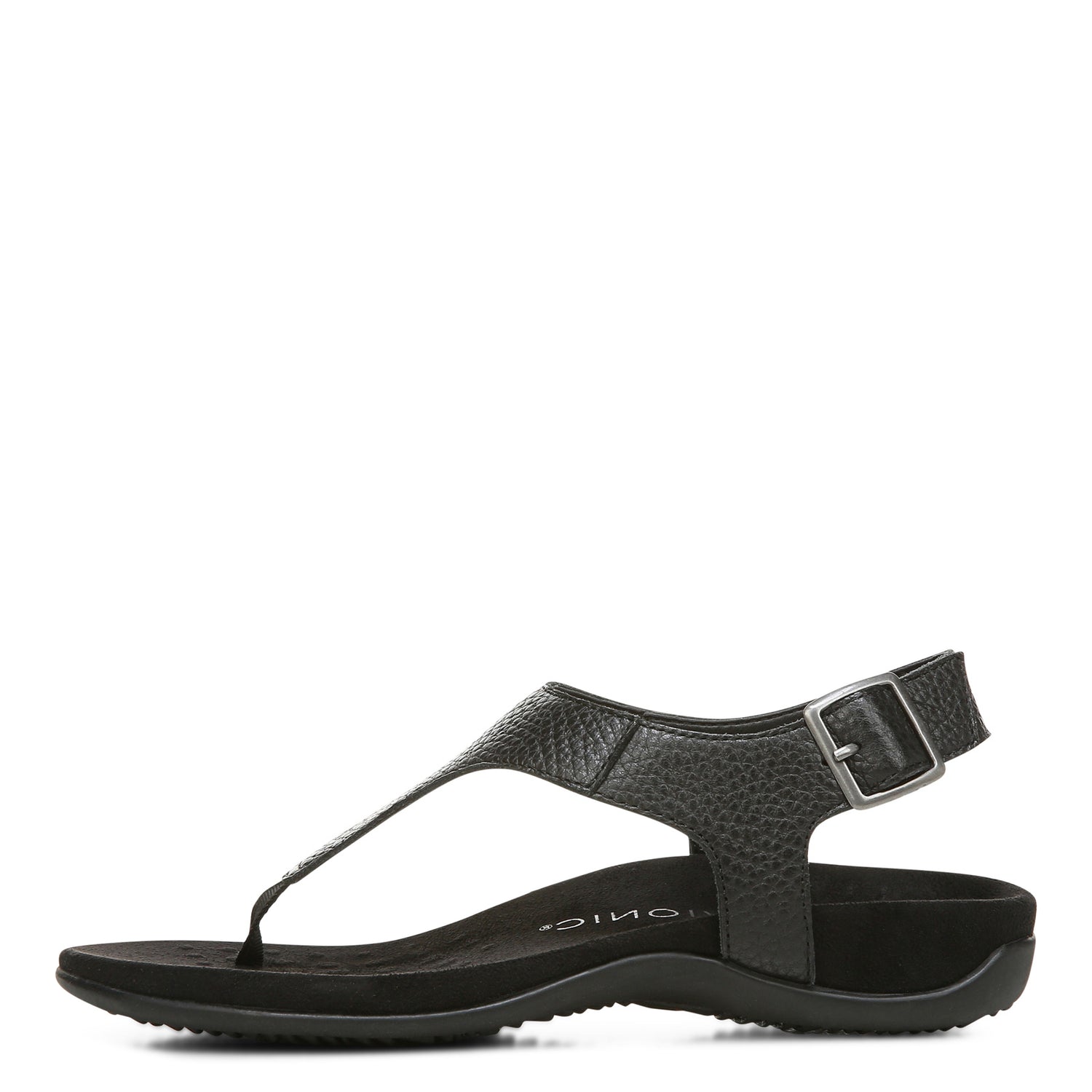 Peltz Shoes  Women's Vionic Terra Sandal BLACK I0954L1001