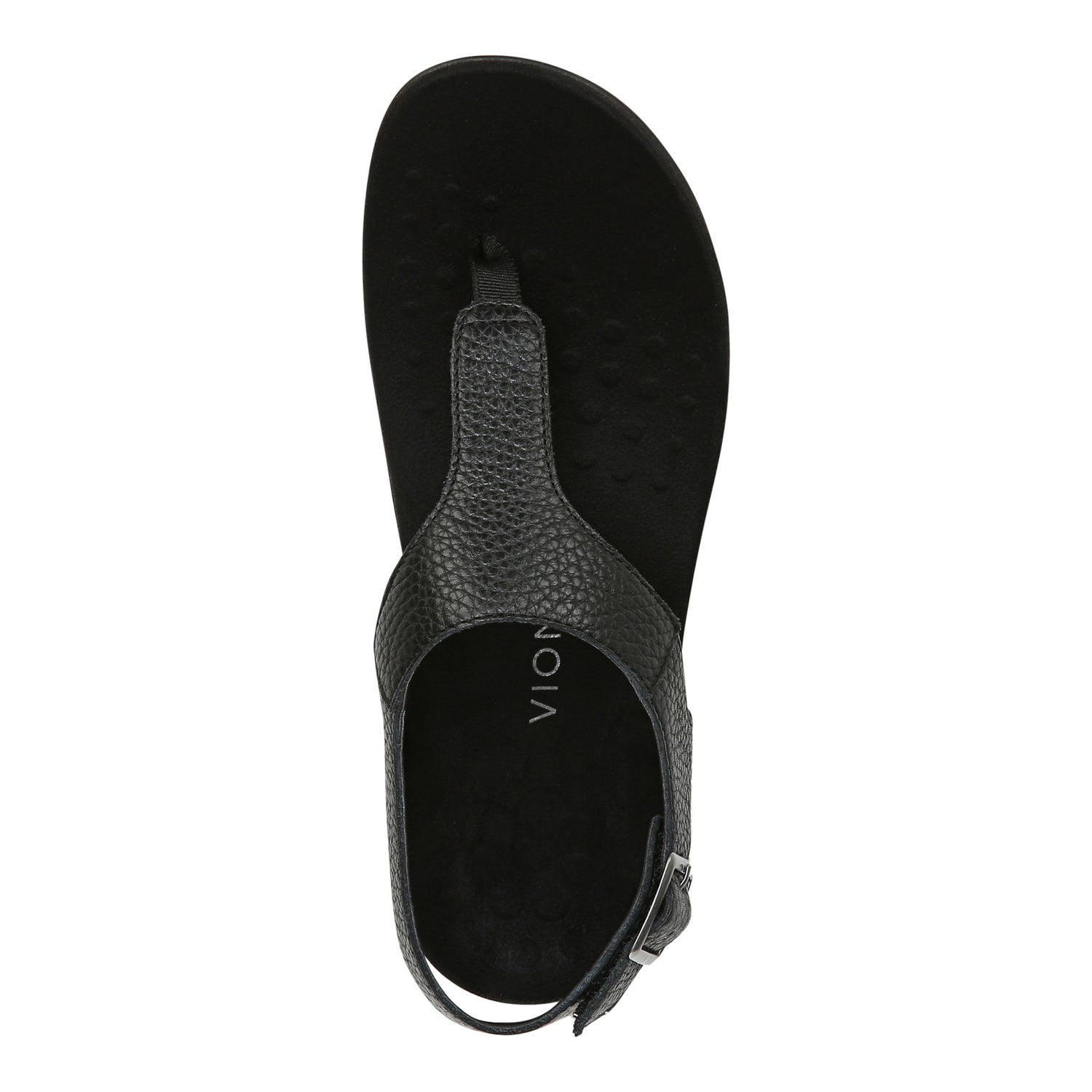 Peltz Shoes  Women's Vionic Terra Sandal BLACK I0954L1001