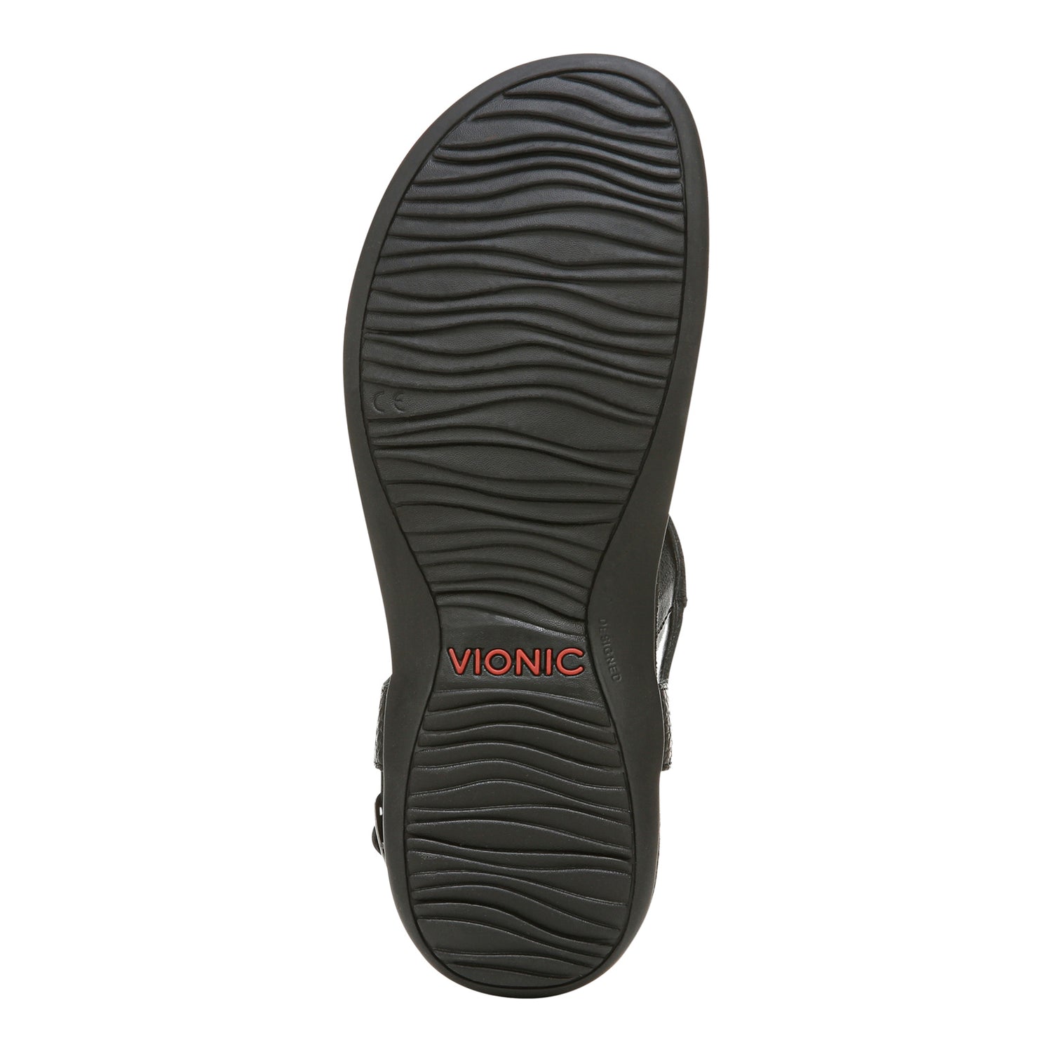 Peltz Shoes  Women's Vionic Terra Sandal BLACK I0954L1001