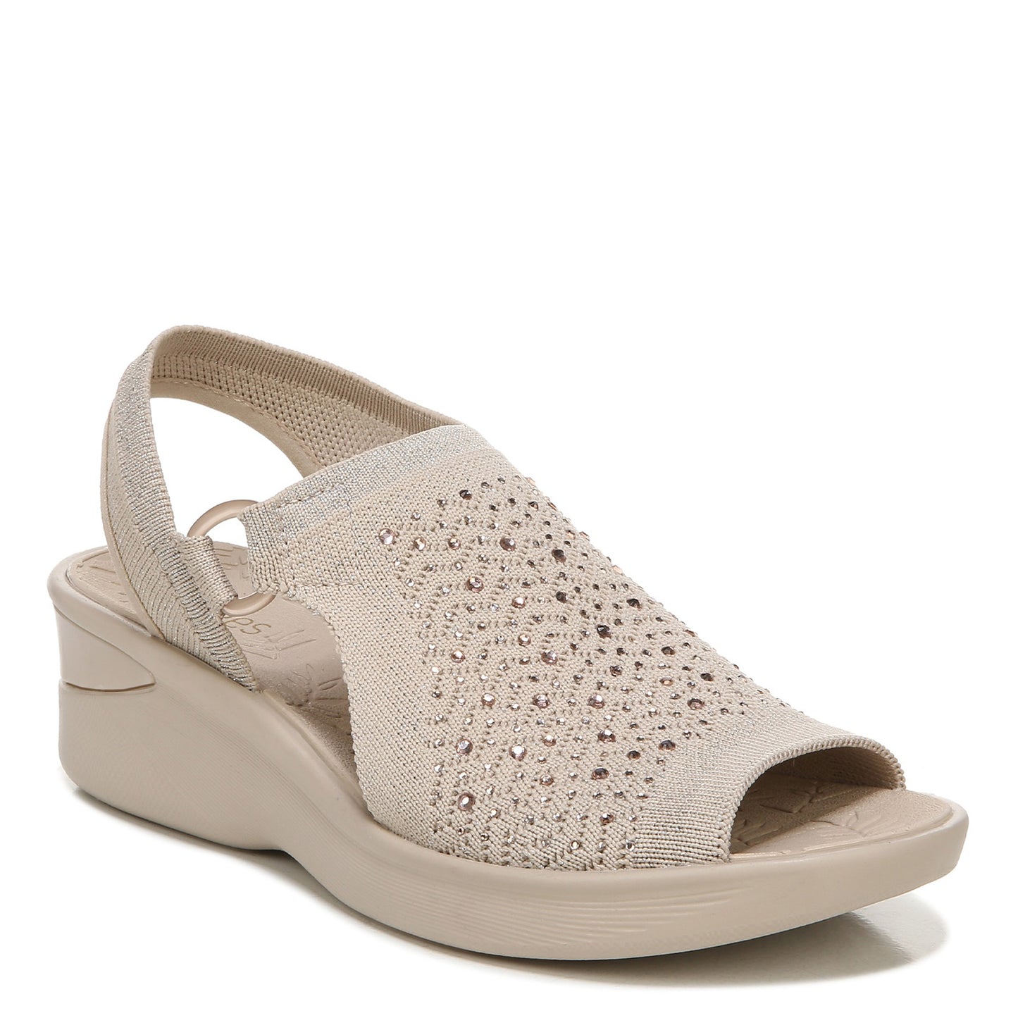 Peltz Shoes  Women's BZees Star Bright Sandal CHAMPAGNE I1553F1250