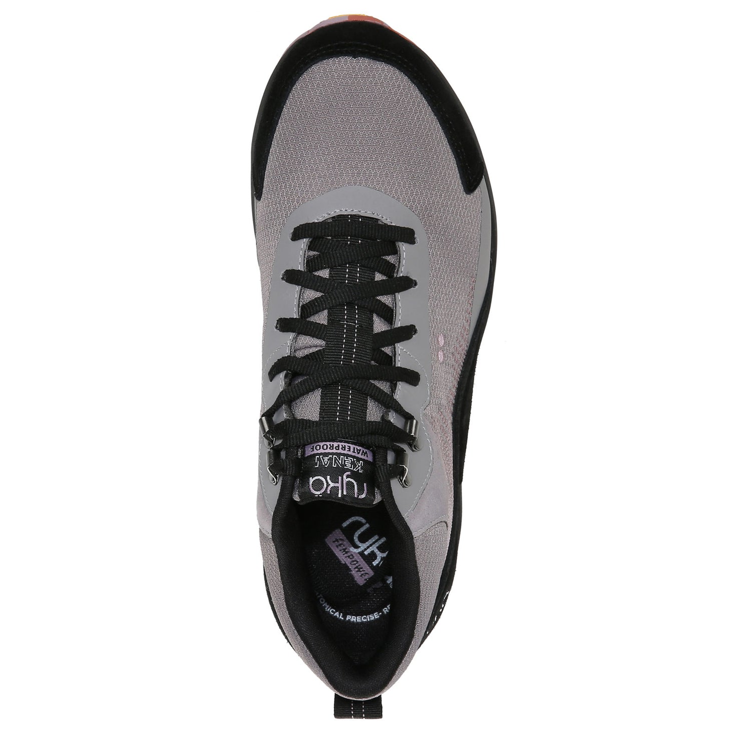 Peltz Shoes  Women's Ryka Kenai Mid Hiking Shoe GREY I2217L1020