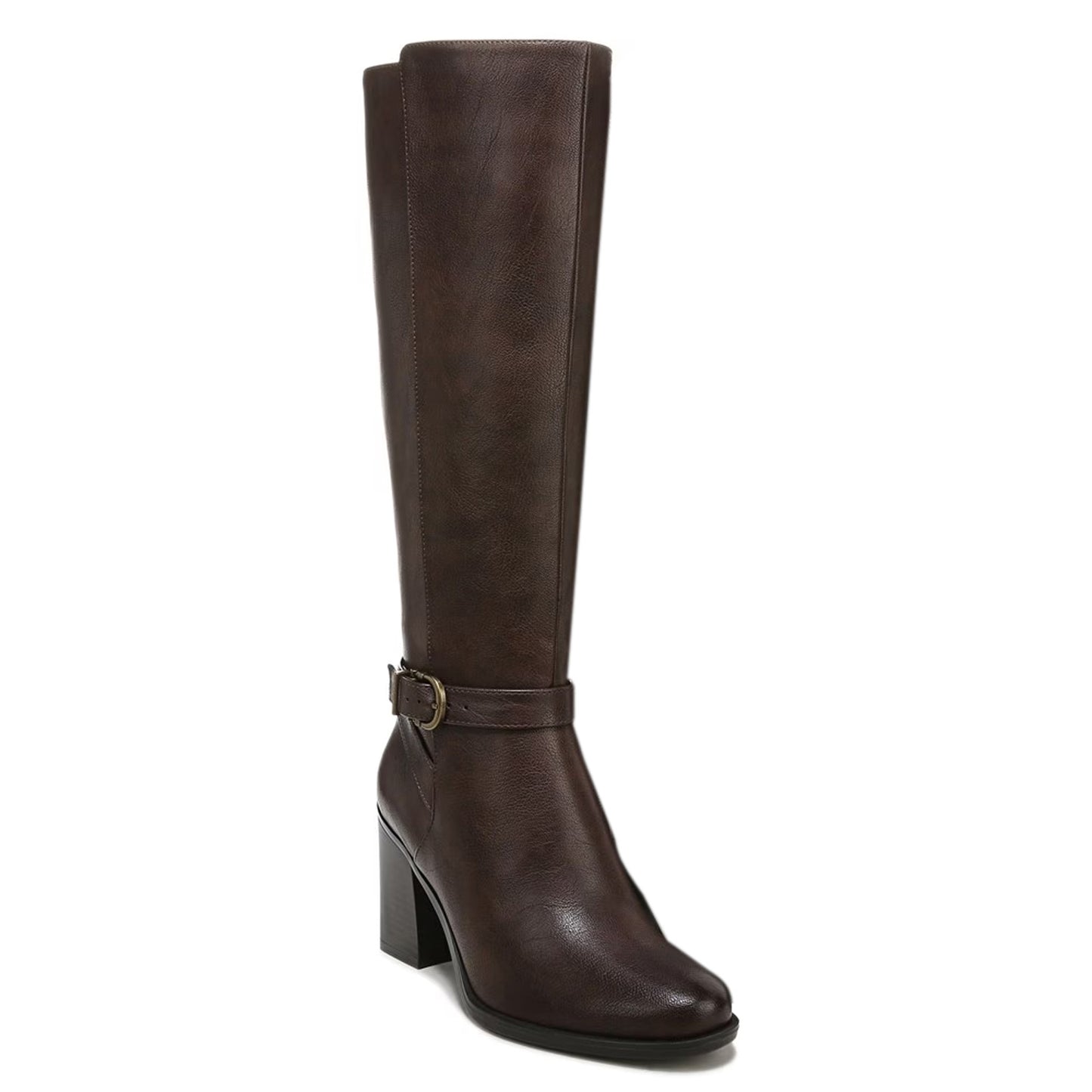 Peltz Shoes  Women's Naturalizer Joslynn Boot DARK BROWN I2218S4202