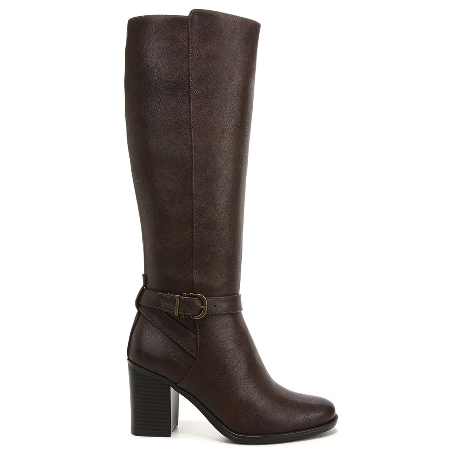 Peltz Shoes  Women's Naturalizer Joslynn Boot DARK BROWN I2218S4202