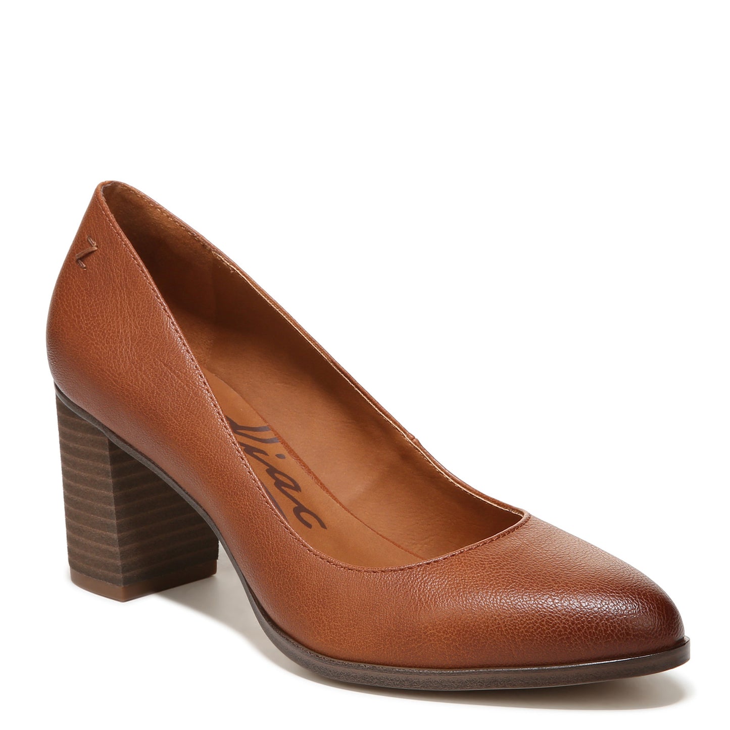 Peltz Shoes  Women's Zodiac Gloria Pump COGNAC FAUX LEATHER I3408S2203