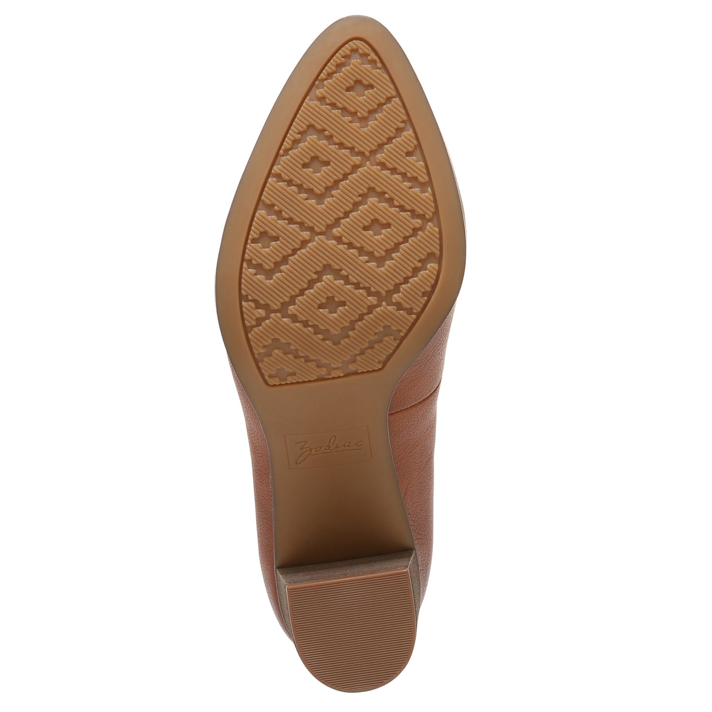 Peltz Shoes  Women's Zodiac Gloria Pump COGNAC FAUX LEATHER I3408S2203